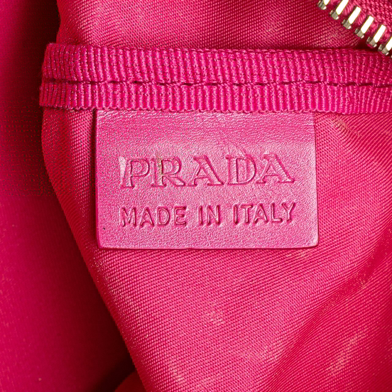 Prada Tessuto Zip Tote Roze