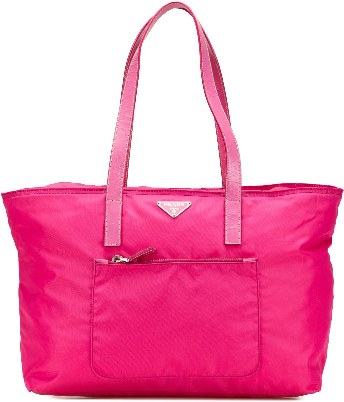Prada Tessuto Zip Tote Roze