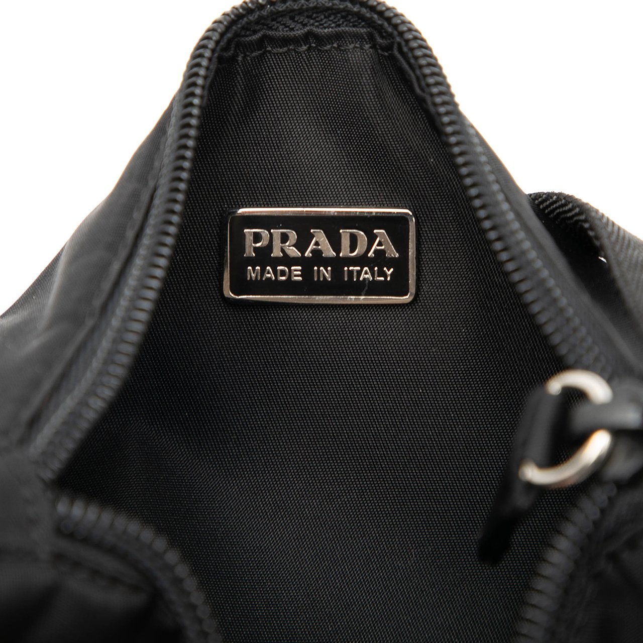 Prada Tessuto Shoulder Bag Zwart
