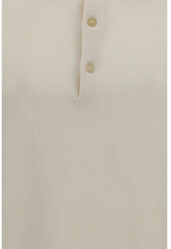 Premiata Beige Cotton Polo Shirt Beige