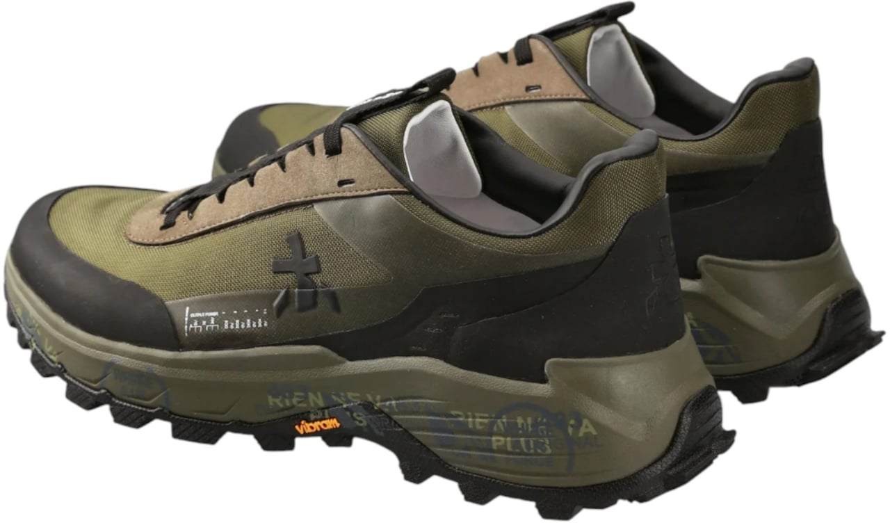 Premiata Baskets semelle vibram Kaki Devin Premiata Homme 436 Divers