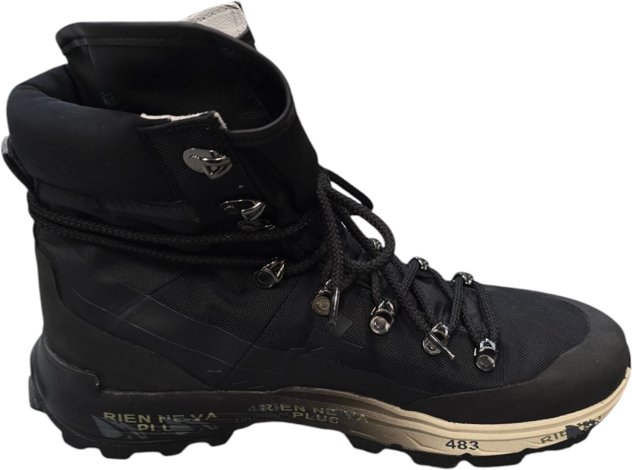 Premiata Baskets montantes Midtreck noir semelle dégradée vibram Premiata Homme MID-442 Zwart