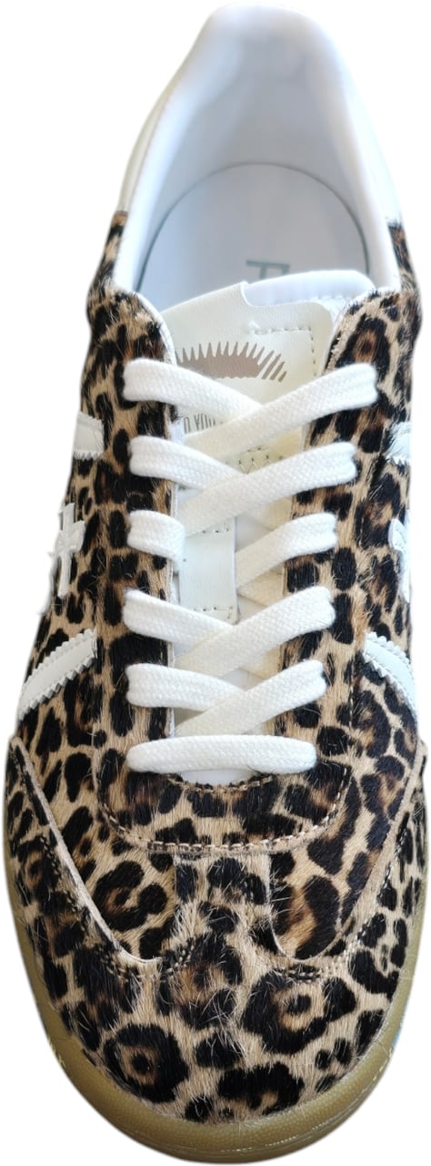 Premiata Sneakers Bonnied poils léopard logo spoiler blanc Premiata Femme baskets B-7032 Divers