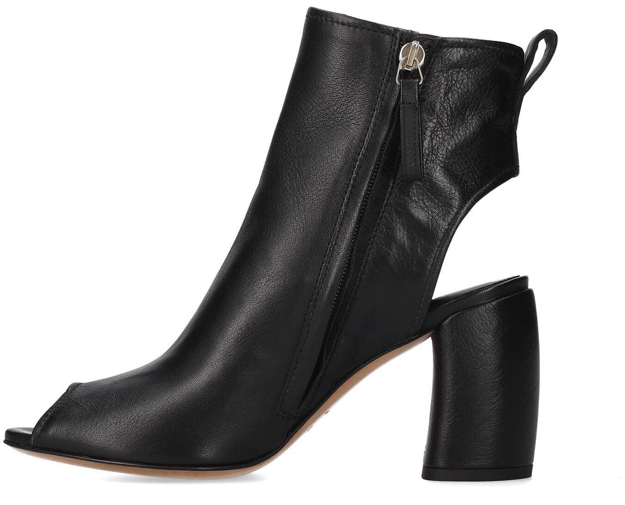 Premiata Boots ajourées noir talon incurvé Premiata Femme M7379 Zwart