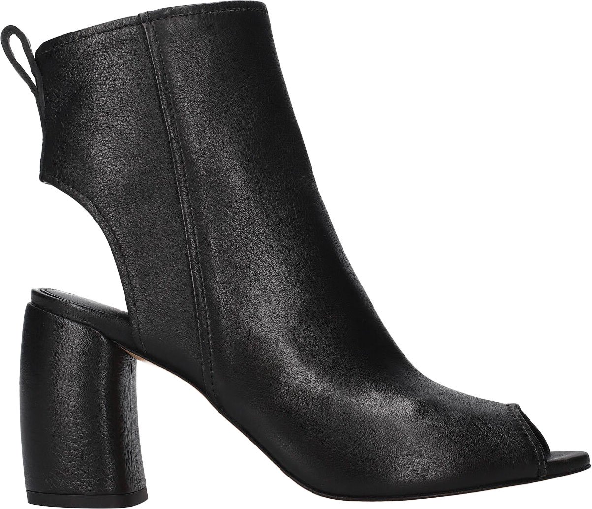 Premiata Boots ajourées noir talon incurvé Premiata Femme M7379 Zwart