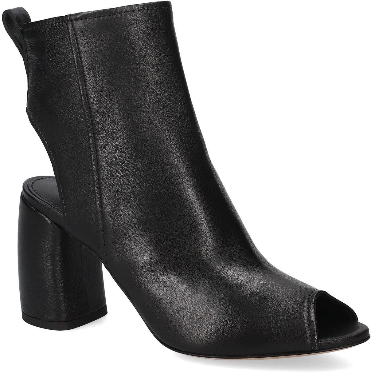 Premiata Boots ajourées noir talon incurvé Premiata Femme M7379 Zwart