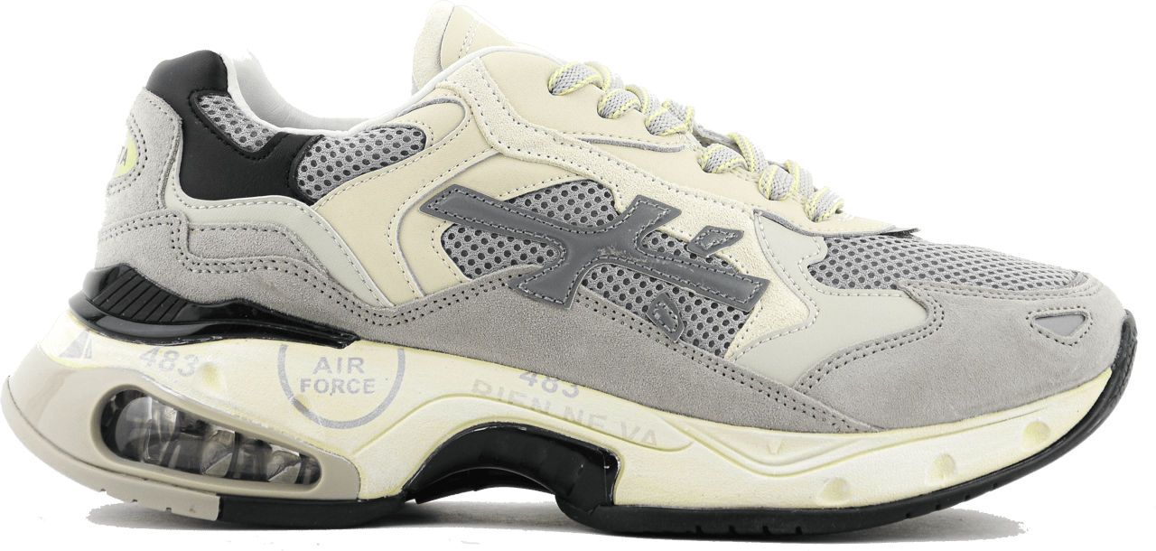 Premiata Sharky Sneaker Grey Grijs