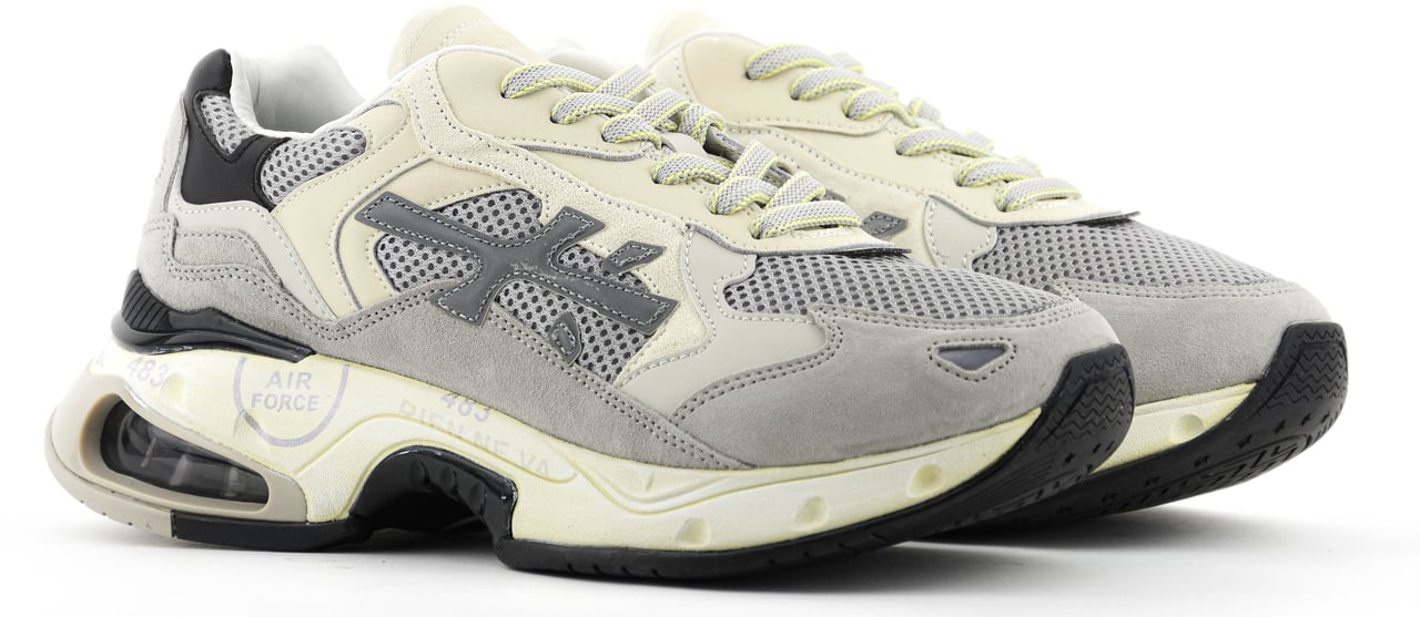 Premiata Sharky Sneaker Grey Grijs