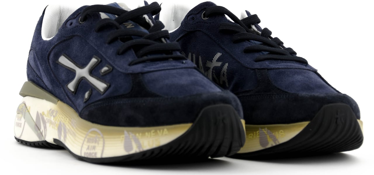 Premiata Moerun Sneaker Blue Blauw