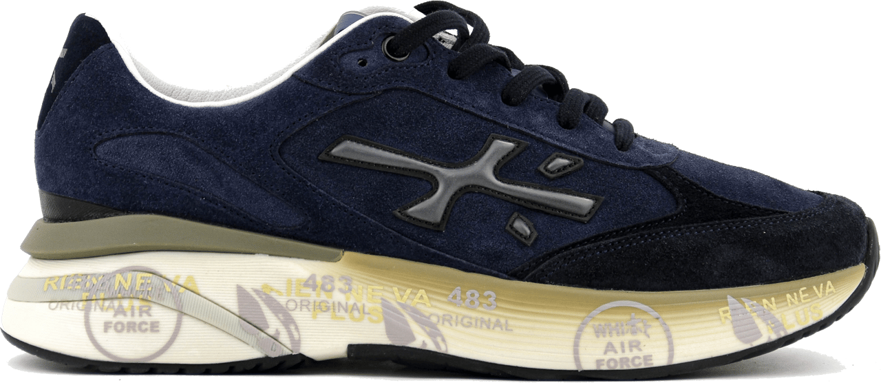 Premiata Moerun Sneaker Blue Blauw