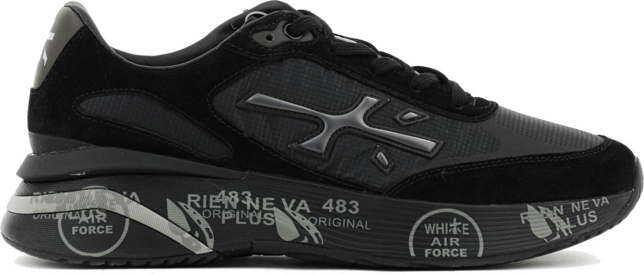 Premiata Moerun Sneaker Black Zwart
