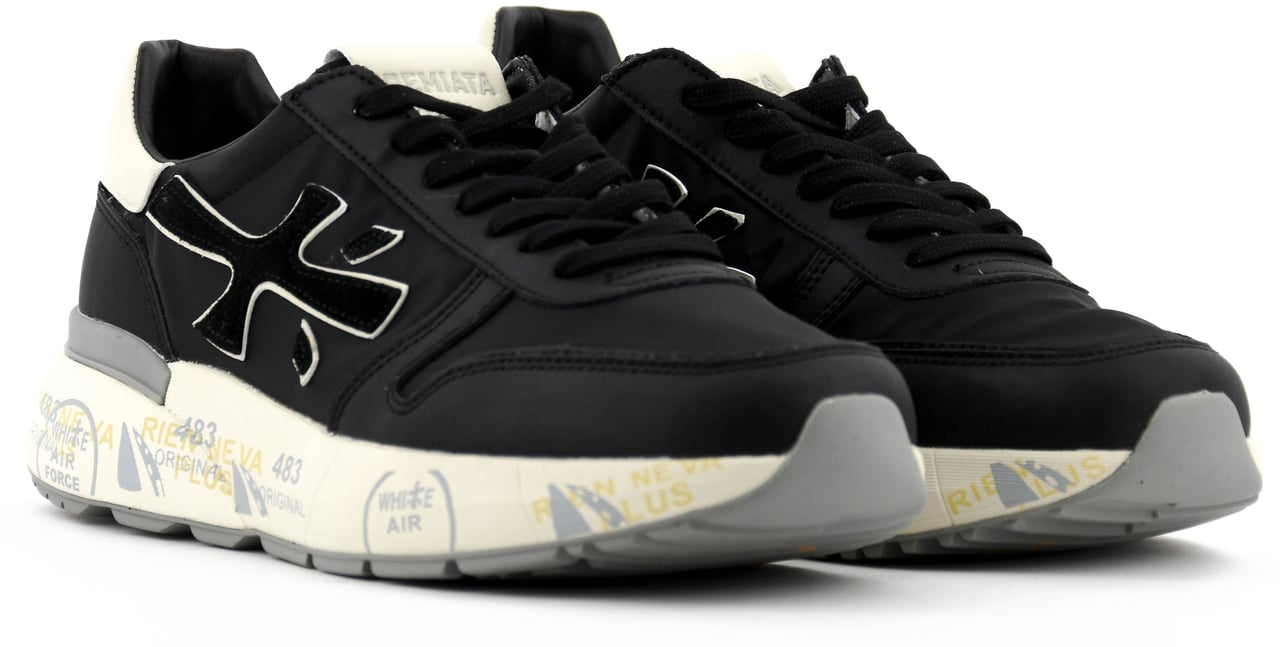 Premiata Mick Black Zwart