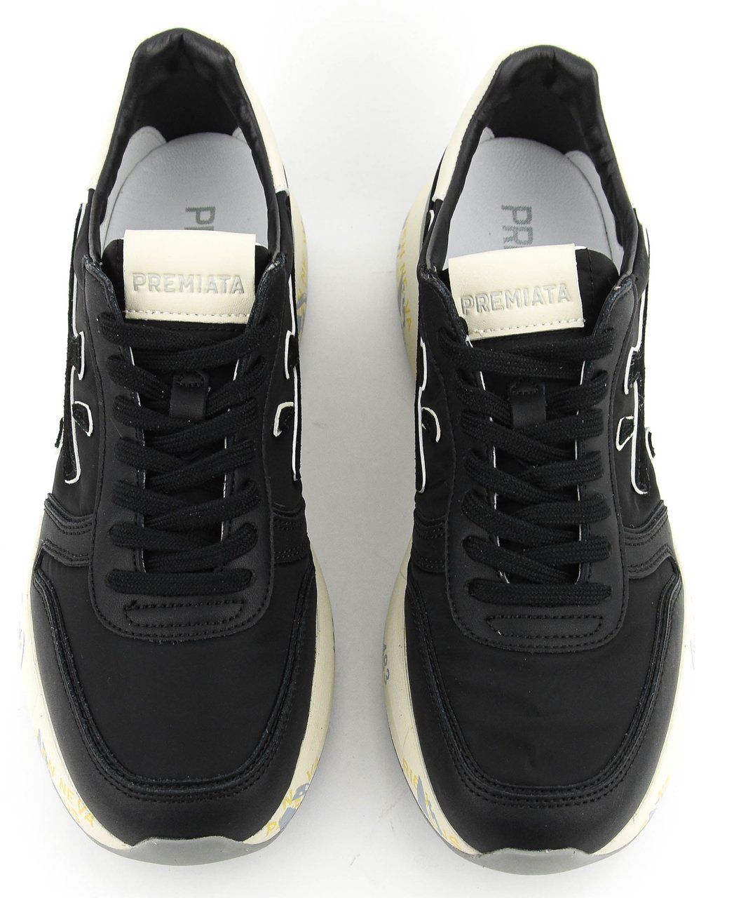 Premiata Mick Black Zwart
