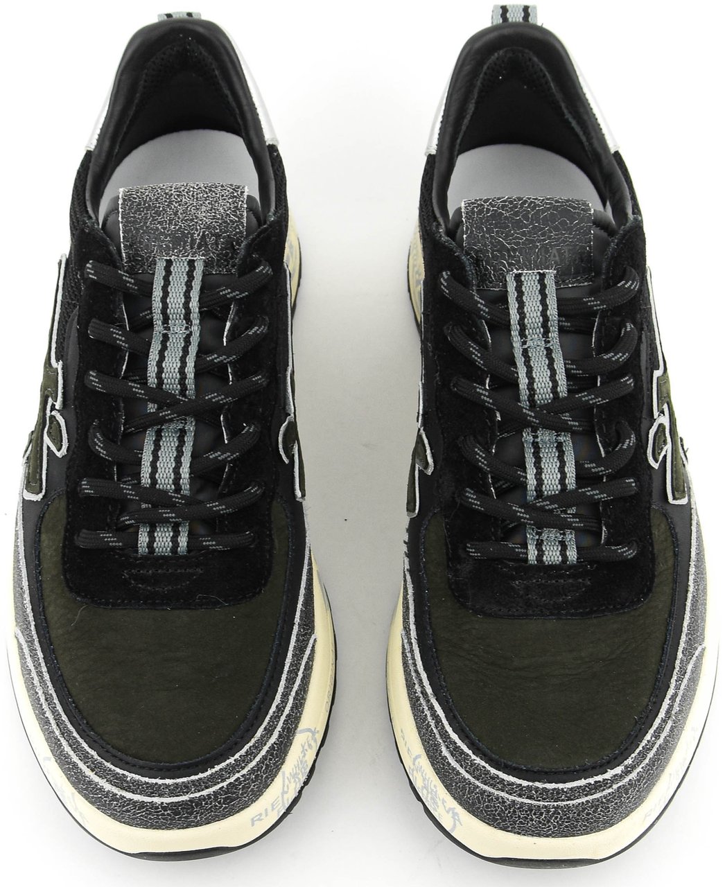 Premiata Nous Sneaker Black Zwart