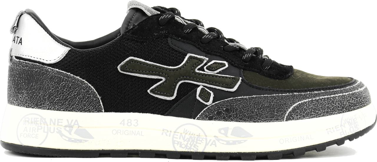 Premiata Nous Sneaker Black Zwart