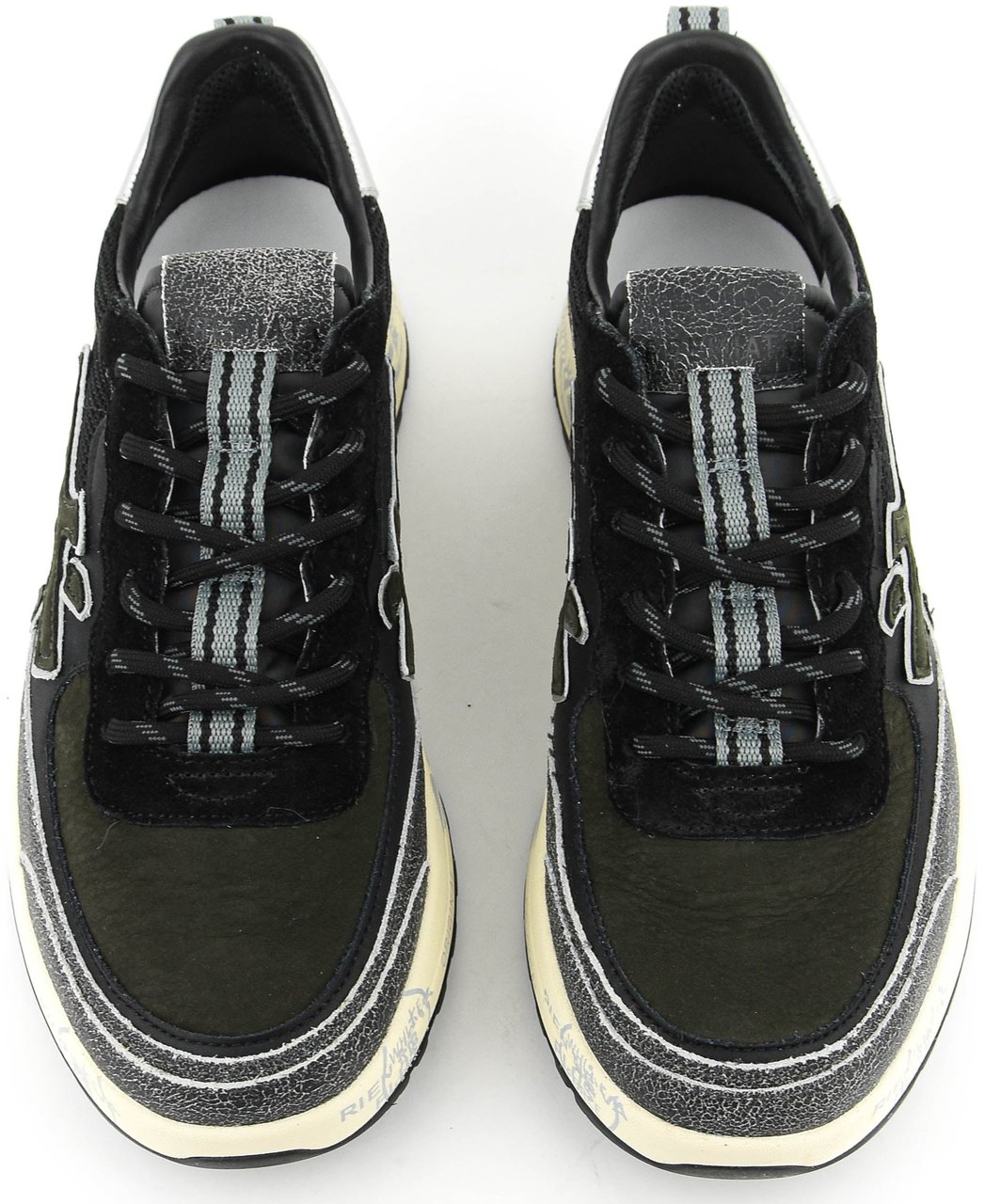 Premiata Nous Sneaker Black Zwart