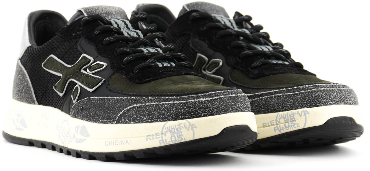 Premiata Nous Sneaker Black Zwart