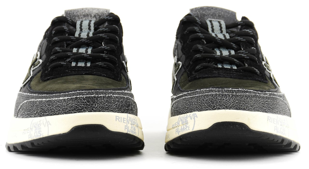 Premiata Nous Sneaker Black Zwart