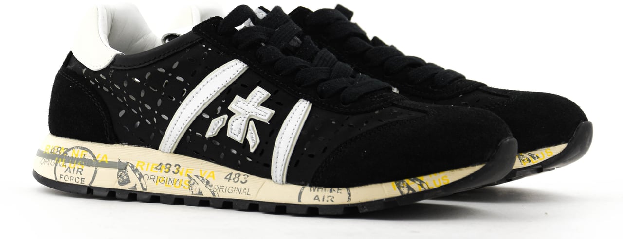 Premiata Lucyd Sneaker Perfo Black Zwart