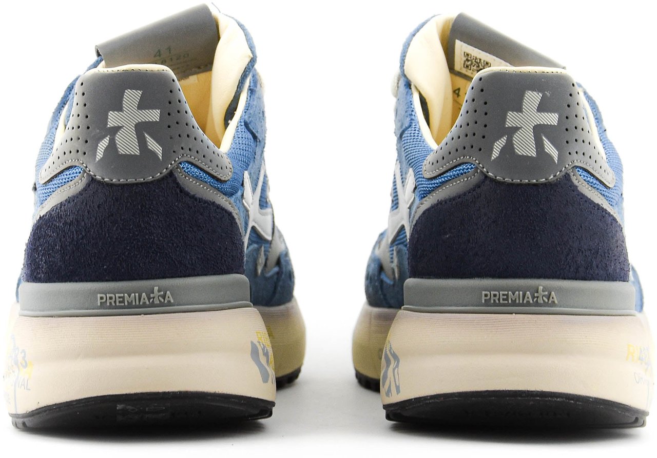 Premiata Micko Sneaker Blue Blauw