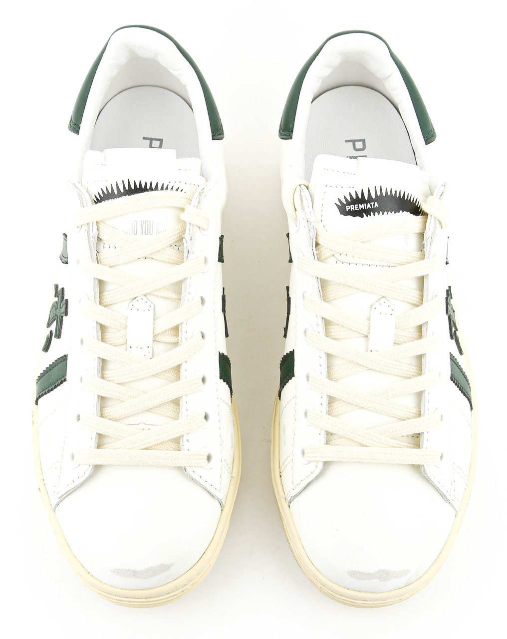 Premiata Russel Sneaker White Green Wit