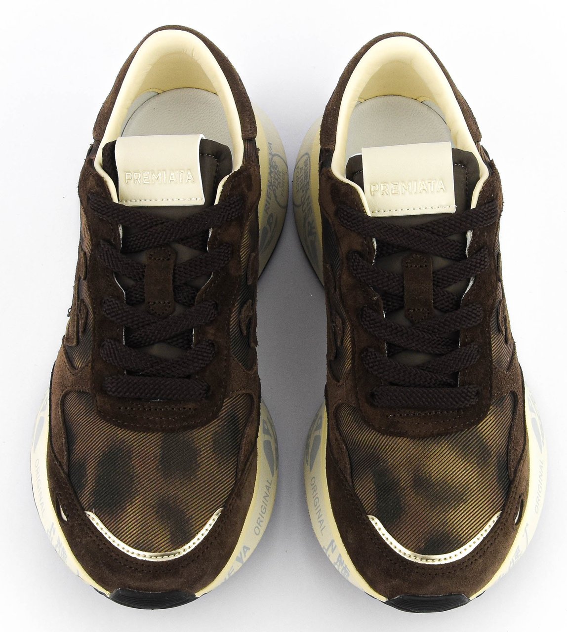 Premiata Lauryn Sneaker Brown Camo Bruin