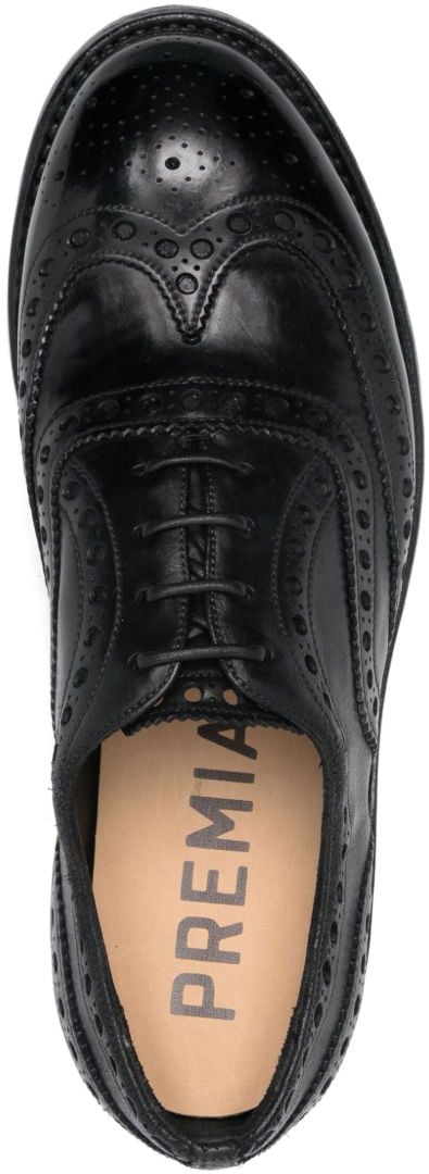 Premiata Flat Shoes Black Zwart