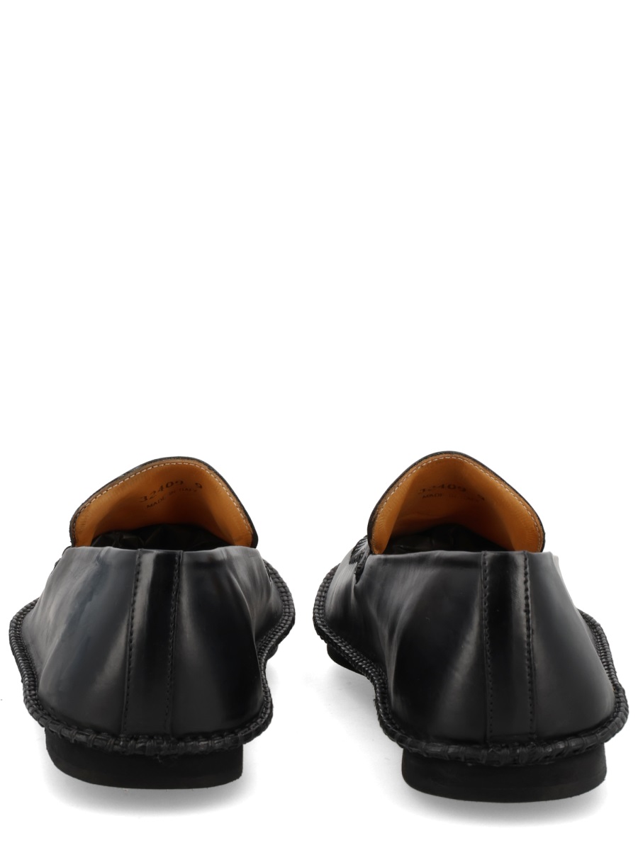 Premiata Land Smooth Calf leather Moccasins Loafers Zwart