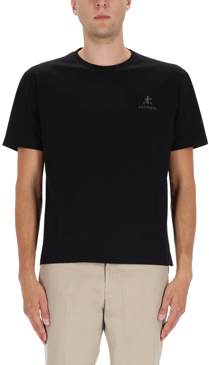 Premiata T-SHIRT WITH LOGO Zwart