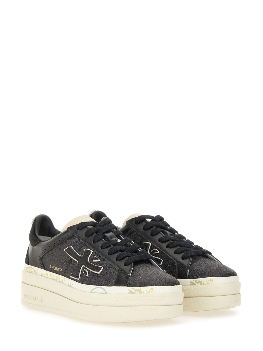 Premiata SNEAKER "CLAUDIA 7755" Zwart
