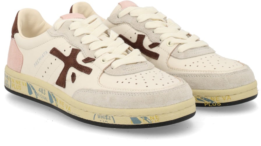 Premiata SNEAKER "BSKTCLAD" Wit