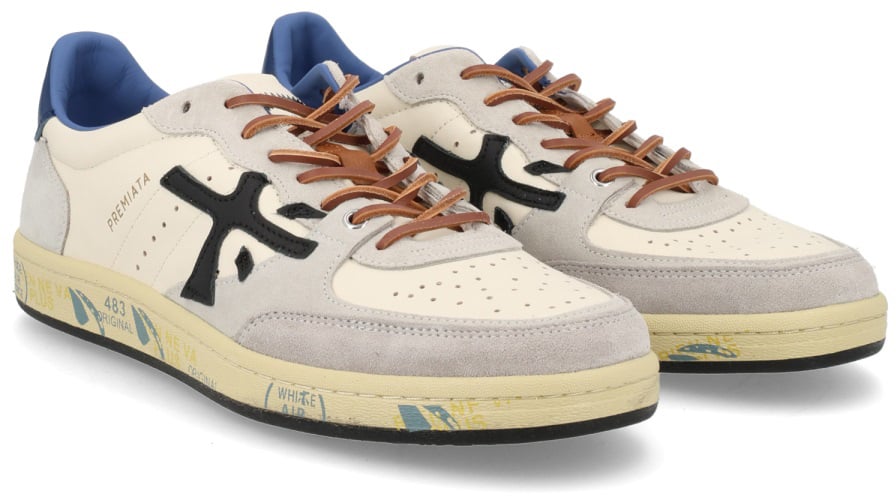 Premiata SNEAKER "BSKTCLAY" Wit