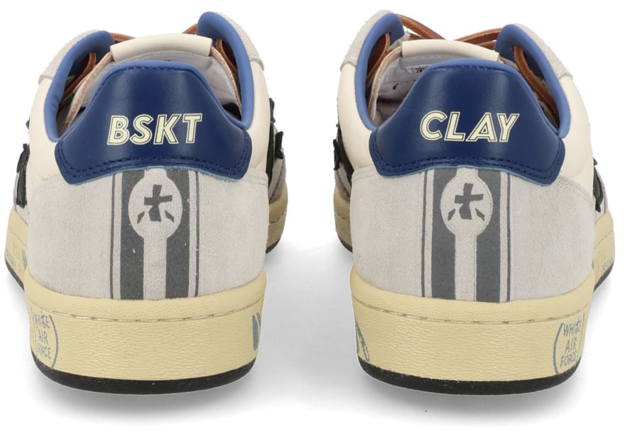 Premiata SNEAKER "BSKTCLAY" Wit