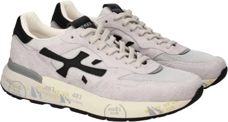 Premiata Sneakers Bianco Lichtgrijs