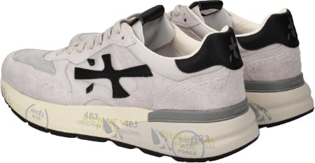 Premiata Sneakers Bianco Lichtgrijs