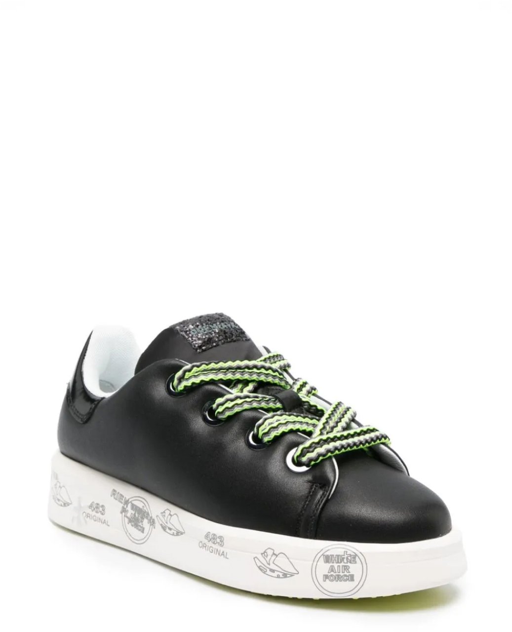 Premiata Belle 6550 Sneakers Zwart