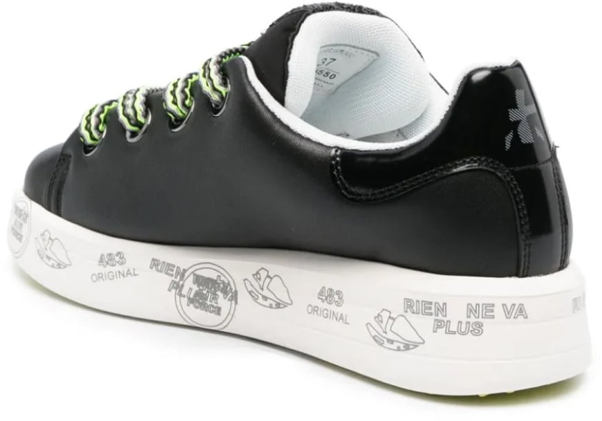 Premiata Belle 6550 Sneakers Zwart