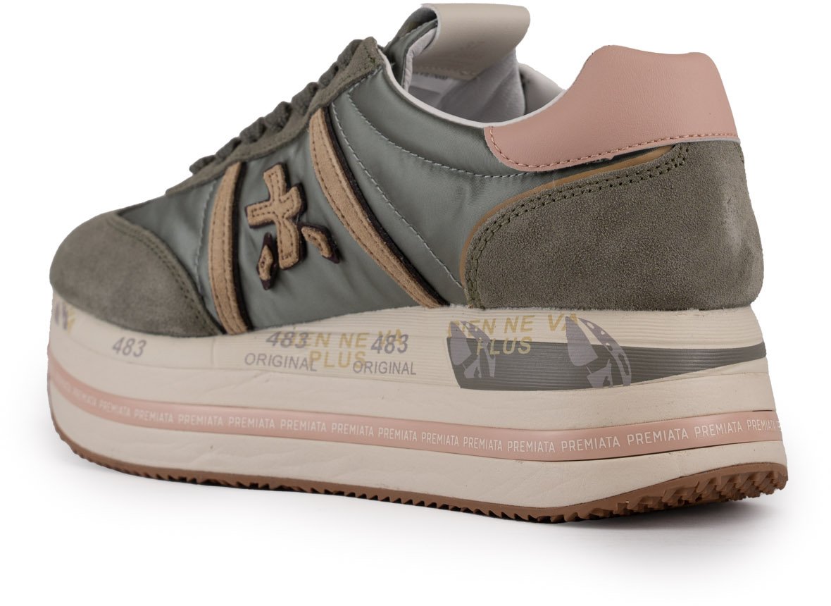 Premiata Sneakers Military Green Groen