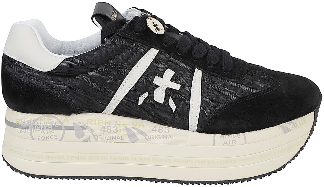 Premiata Beth Sneakers Black Zwart