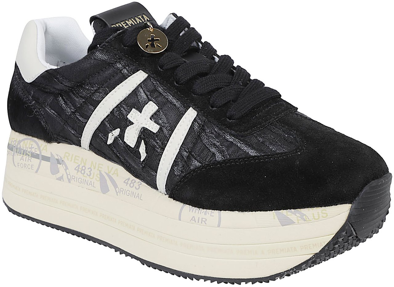 Premiata Beth Sneakers Black Zwart