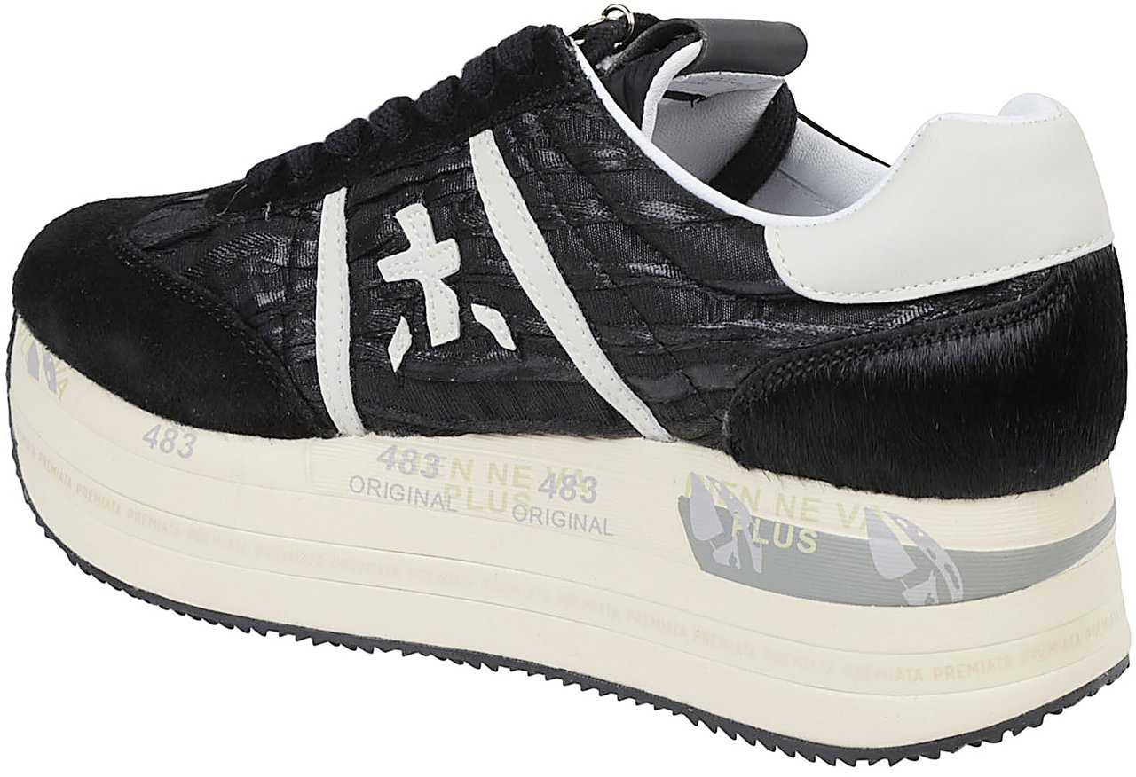 Premiata Beth Sneakers Black Zwart