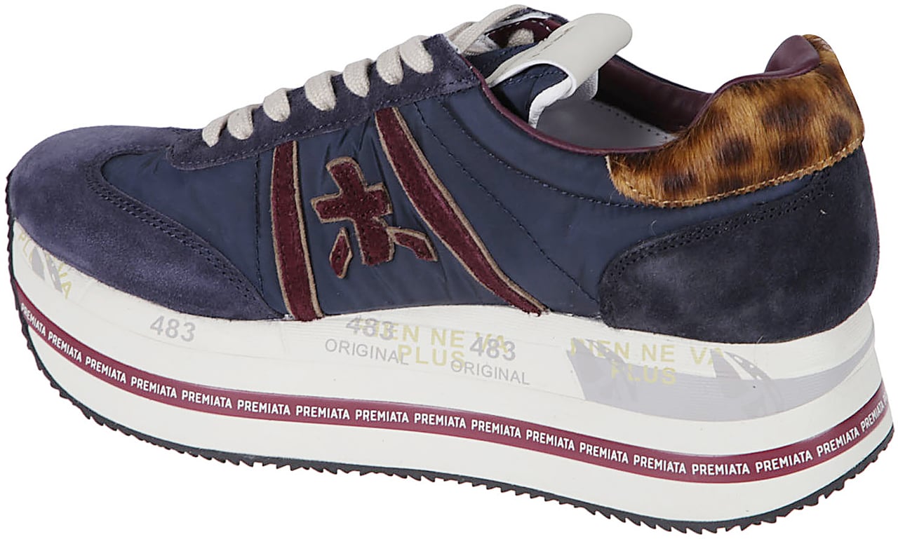 Premiata Beth Sneakers Blue Blauw