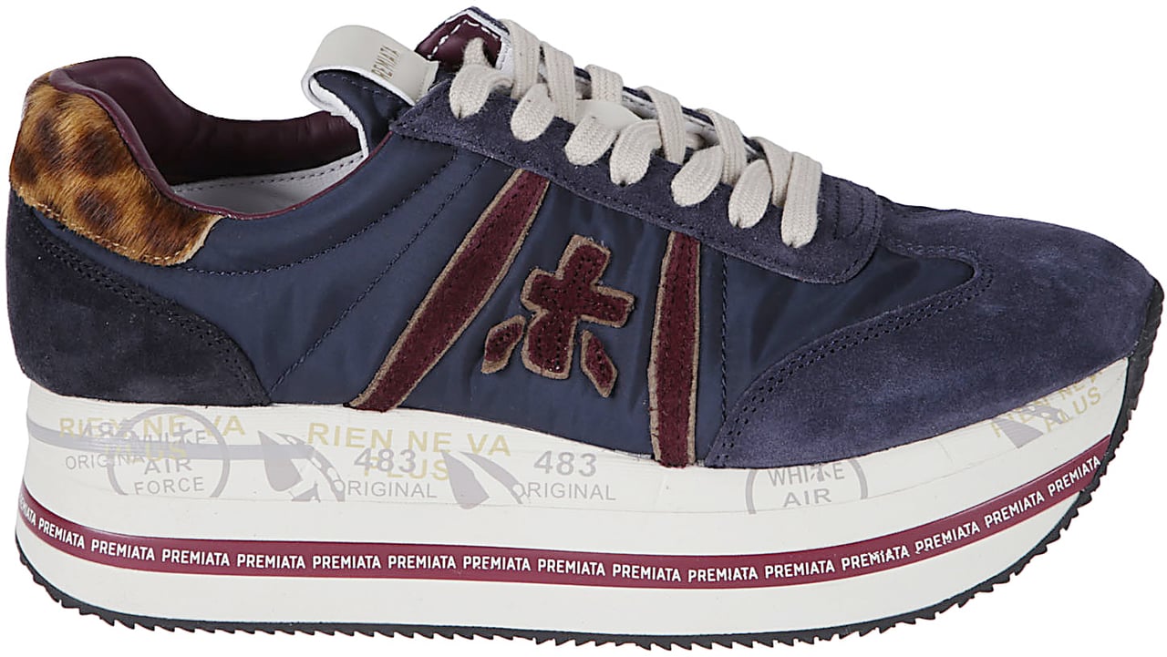 Premiata Beth Sneakers Blue Blauw