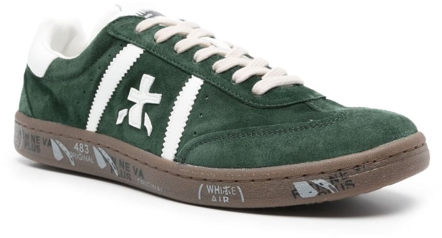 Premiata Sneakers Green Groen