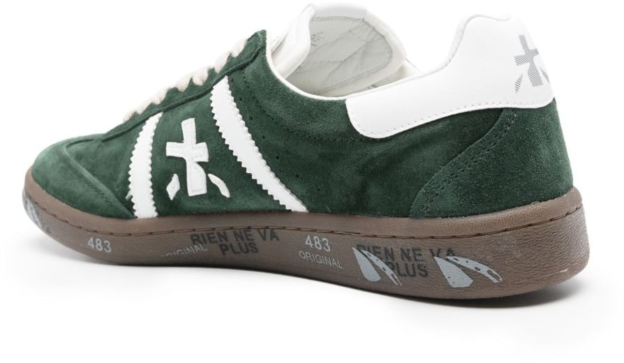Premiata Sneakers Green Groen