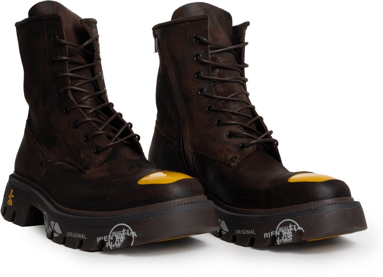 Premiata Boots Brownyellow Bruin