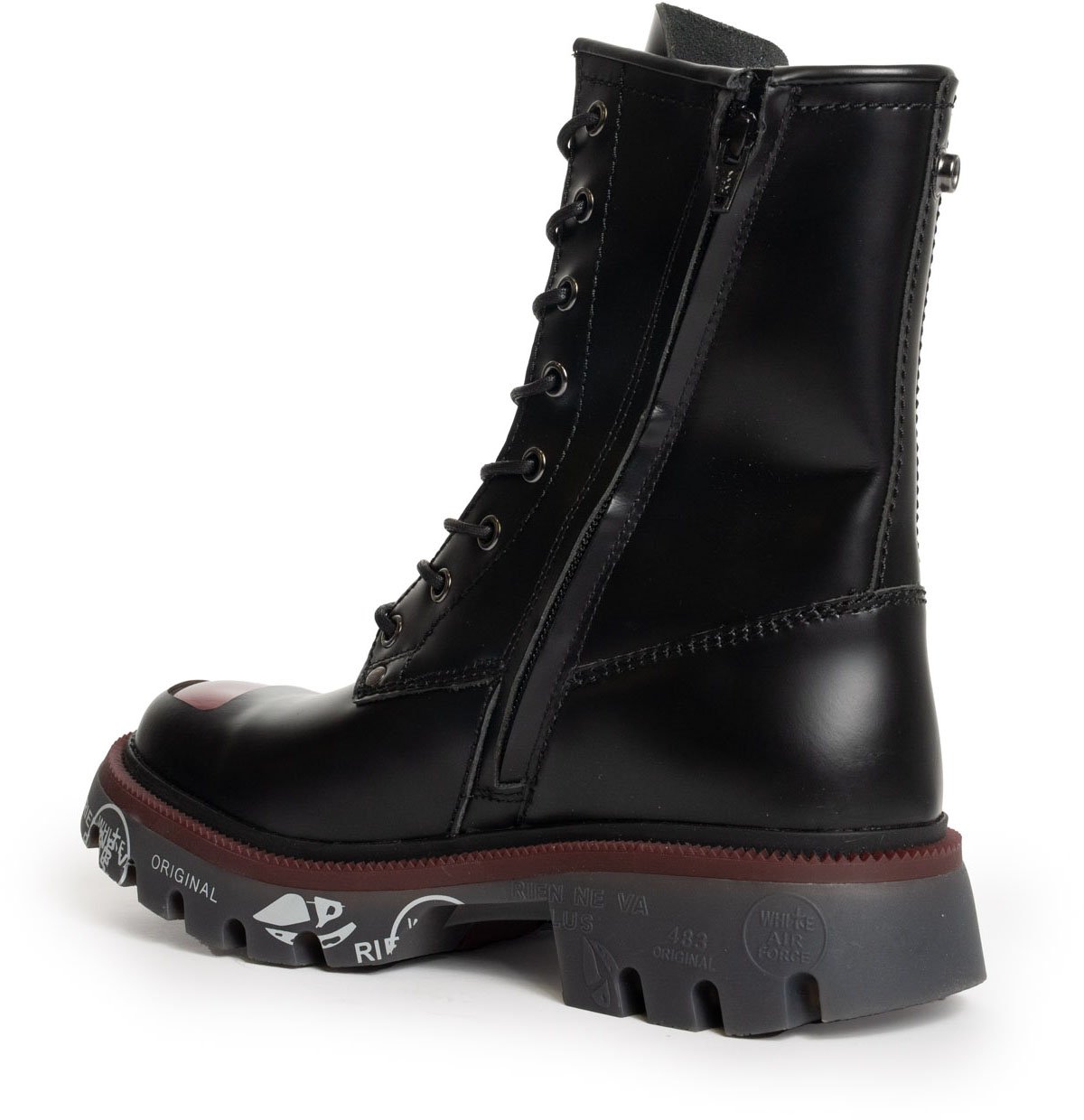 Premiata Boots Blackburgundy Zwart