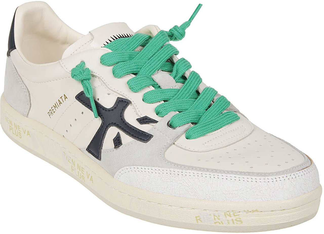 Premiata Bsktclay Sneakers White Wit