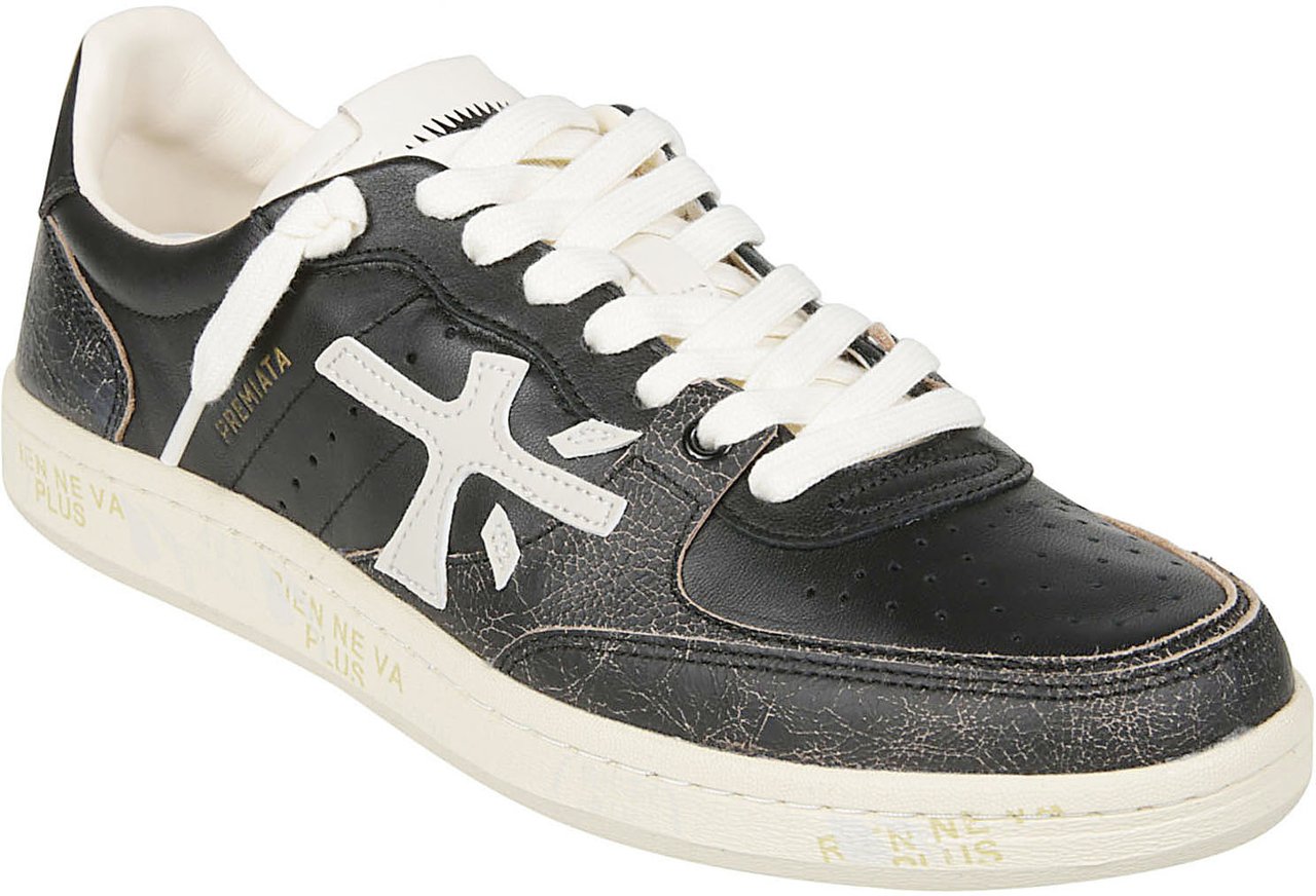 Premiata Bsktclay Sneakers Black Zwart