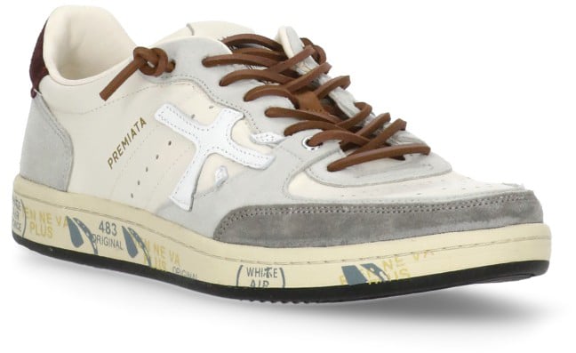 Premiata Sneakers Ivory Wit